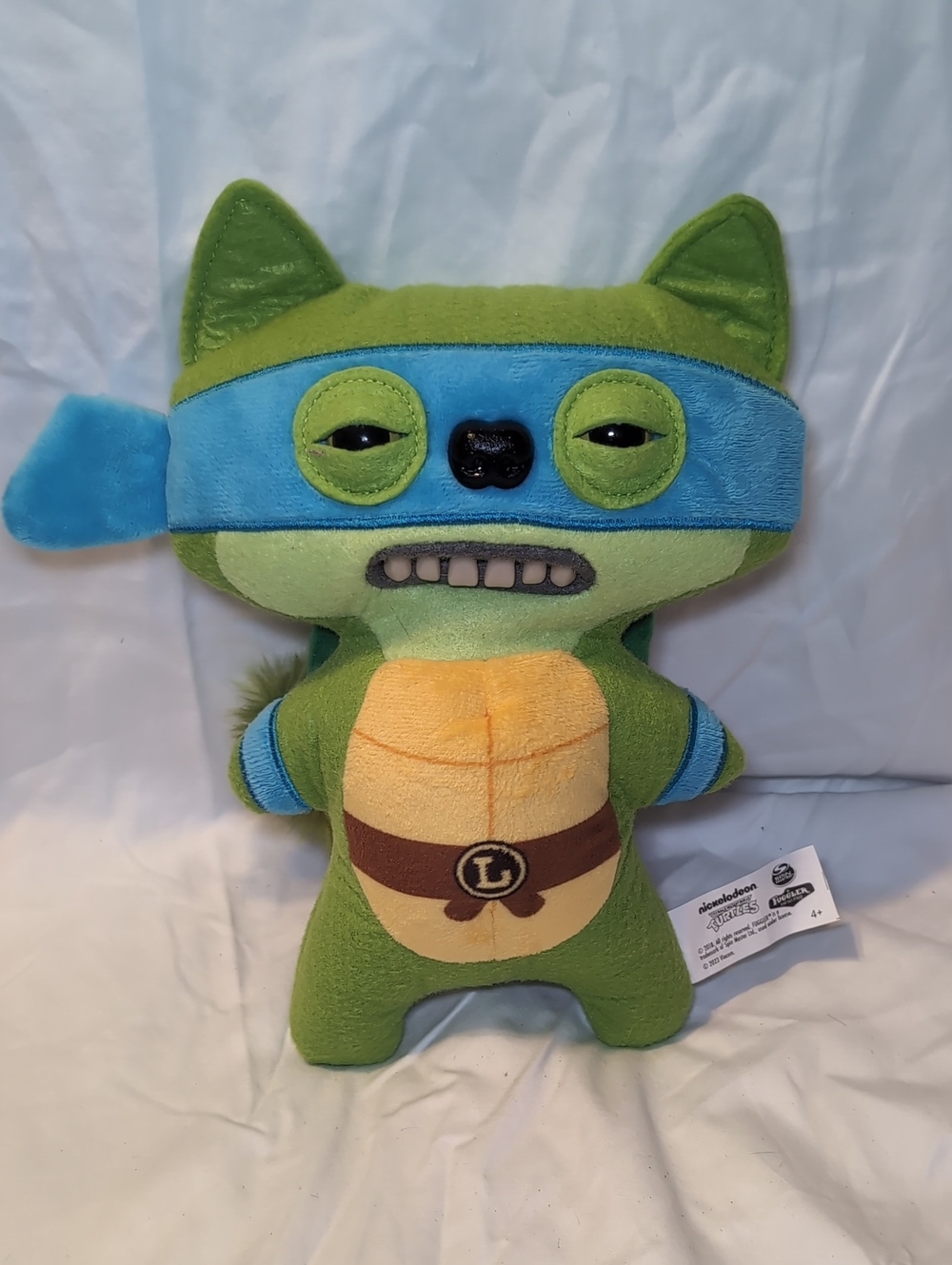 Fugglers x TMNT 9 Inch Limited Edition Plush of the character Leonardo